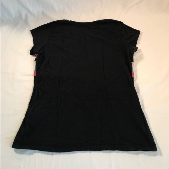 Kidsβ Guess Spell Out Logo Graphic Striped SS T-Shirt Size XL - Picture 4 of 5